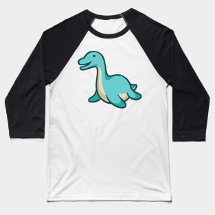 Cute plesiosaurus, dino, dinosaur Baseball T-Shirt